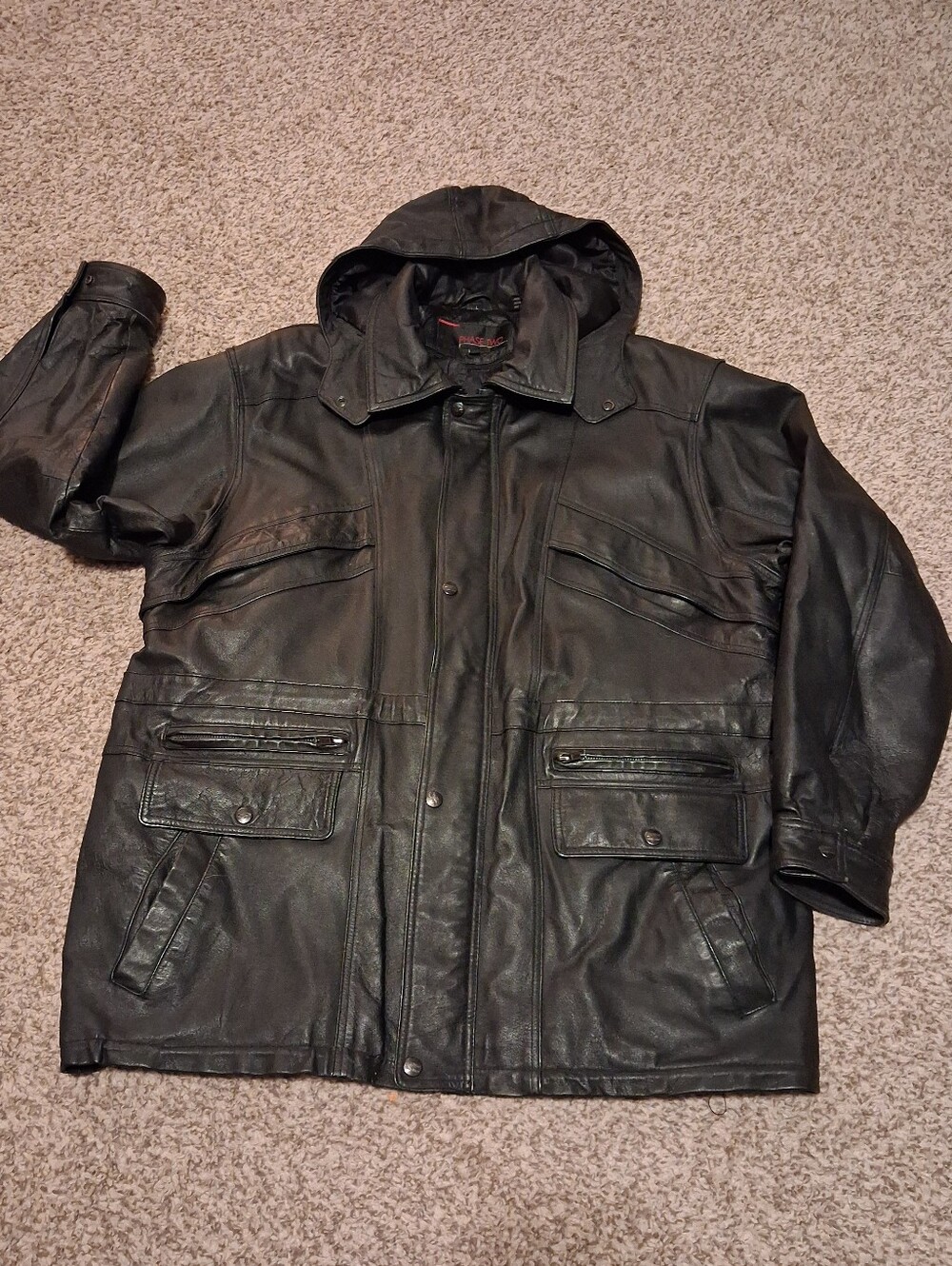 Vintage Phase Two Parka Leather Jacket